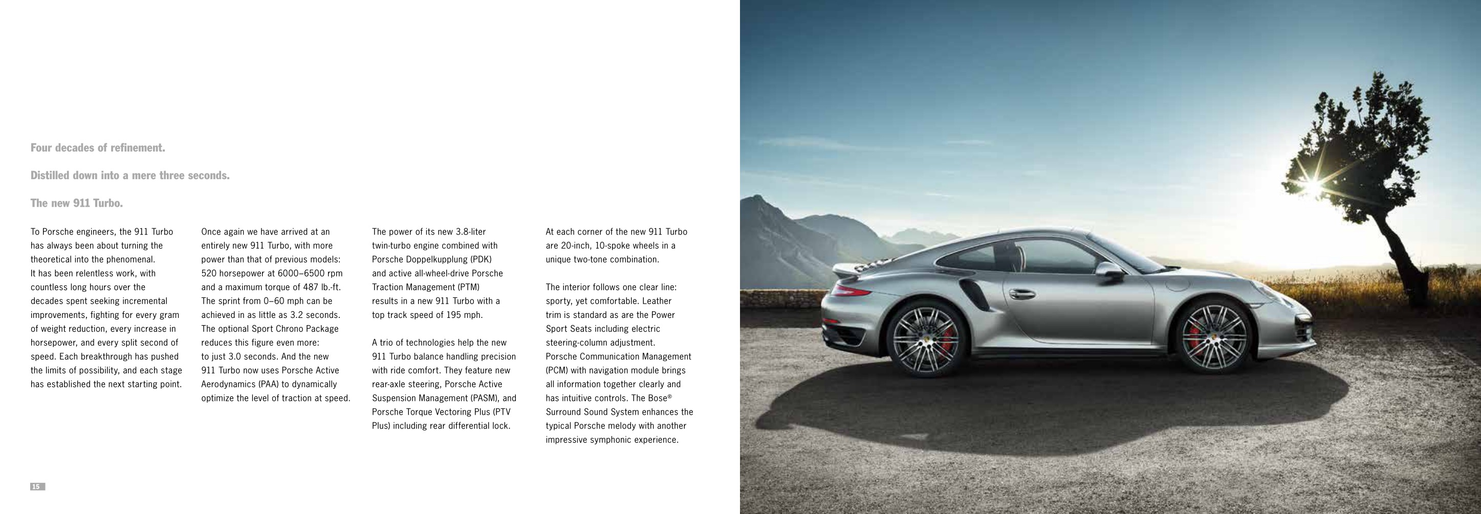2014 Porsche 911 Turbo Brochure Page 24